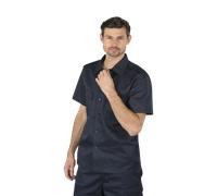 Brandit Us Short Sleeve Shirt Blue L Men