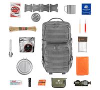 Brandit US Cooper Medium Graphite V2 Bug Out Bag 40 l - with equipment