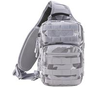 Brandit US Cooper Sling Pack Tactical Hiking Military Grey Blizzard Camo