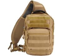Brandit US Cooper Sling Pack Tactical Hunting Backpack Hiking Bag Outdoor Camel