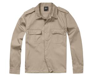 Brandit US Hemd Long Sleeve Shirt - Beige