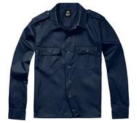 Brandit Us Long Sleeve Shirt Blue L Men