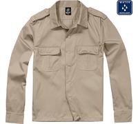 Brandit Shirt US – Long Sleeve – Beige – Size M – Men
