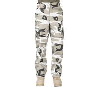 Brandit Pants US Ranger, White/Black/Grey, L Men