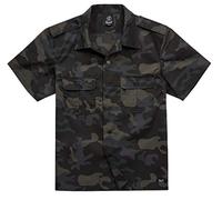 Brandit US Ripstop Shirt Short Sleeve, color: darkcamo, size: 5XL