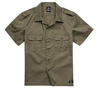 Brandit US Shirt Ripstop Shortsleeve, Olive, XL