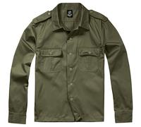 Brandit US Shirt 1/1 Patrol Army Tactical Mens Combat Long Sleeve Uniform Olive