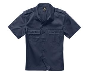 Brandit US Shirt 1/2 Short Sleeve Work Mens Army Uniform Summer Top Marine Navy