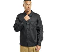 Brandit US Shirt Long Sleeve, color: black, size: 3XL