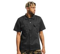 Brandit US Shirt 1/2 Work Security Army Gear Uniform Mens Short Sleeved Black