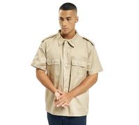 Brandit US Shirt Short Sleeve, color: beige, size: 6XL