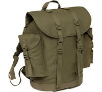 BRANDIT VINTAGE BW GERMAN HUNTING BACKPACK COTTON CANVAS MILITARY RUCKSACK OLIVE