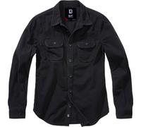 Brandit Vintage Long Sleeve Ladies Shirt, black, size 5XL