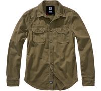 Brandit Vintage Long Sleeve Ladies Shirt, green, size 3XL for Women