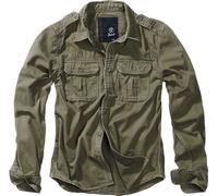 Brandit Vintage Shirt Long Sleeve, Color: olive, Size: 3XL