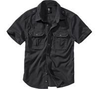 Brandit Vintage Short Sleeve Shirt Black L Men
