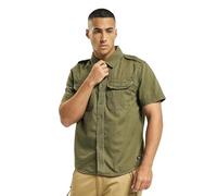 Brandit Vintage Shirt Short Sleeve, color: olive, size: XXL
