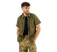 Brandit Vintage Short Sleeve Shirt Green 2XL Men