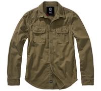 Brandit Vintage Women's Long Sleeve Shirt - Olive