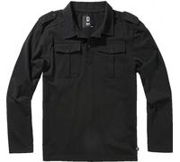 Brandit Willis Poloshirt Long Sleeve, Color: black, Size: L