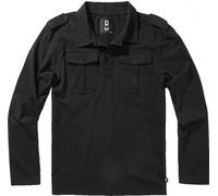 Brandit Willis Polo Shirt Long Sleeve Mens Top Tee T-Shirt Outdoor Black