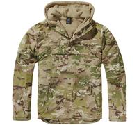 Brandit Windbreaker Army Jacket Mens Camping Travel Hooded Hunting Tactical Camo
