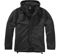 Brandit Windbreaker Frontzip Jacket, black, size 7XL for Men