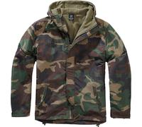 Brandit Windbreaker Frontzip Jacket, Woodland, size 5XL