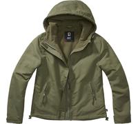 Brandit Windbreaker Frontzip Ladies Jacket, green, size L for Women