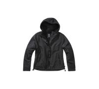 Brandit Windbreaker Frontzip Ladies Jacket, black, size 2XL for Women