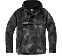 Brandit Windbreaker Hooded Mens Jacket Hiking Anorak Swedish M90 Dark Camo