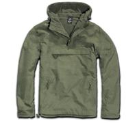 Brandit Windbreaker Jacket, green, size XL for Men
