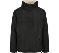 Brandit Windbreaker Sherpa Jacket Half Zip Chest Pocket Fur Insert in Hood