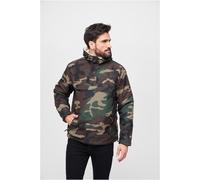 Brandit Windbreaker Sherpa Jacket Half Zip Chest Pocket Fur Insert in Hood