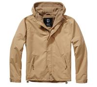 Brandit Windbreaker Zipped Hooded Jacket Military Jacket Camo - Camel - 2XL
