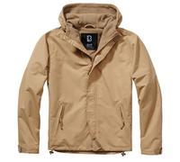 Brandit Windbreaker Zipped Hooded Jacket Military Jacket Camo - Camel - Small