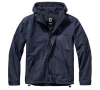 Brandit Windbreaker Zipped Hooded Jacket Military Jacket Camo - Navy - 3XL