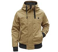 Brandit Winter jacket Grizzly with lining hooded parka - beige - Medium