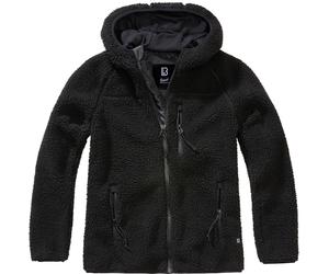 Brandit Women Jacke Ladies Teddyfleecejacket hood Black