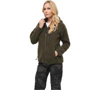 Brandit Women Teddyfleece Jacket Hoode, Color: olive, Size: M