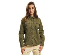 Women's long sleeve shirt Brandit Vintage Green L