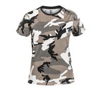 Brandit Ladies T-Shirt Hiking Trekking Military Streetwear Sportswear Urban Camo