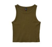 Brandit Women's Vest Ela, Rip cropped Top olive XXL