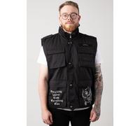 Brandit x Motörhead - Ranger - Vest - black - XXL - 80% Polyester, 20% Cotton