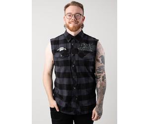 Brandit x Ozzy Osbourne - Check - Shirt - black - S - 100% Cotton S