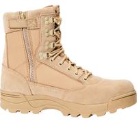 Brandit Zipper Tactical Boots, light brown, size 46