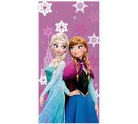BrandMac Disney Frozen Beach & Bath Towel 70x140cm, 100% Cotton | Soft & Absorbent Kids Bath & Swim Towel | Official Frozen Anna & Elsa Princesses Towel | Ideal for Beach, Bath and Pool