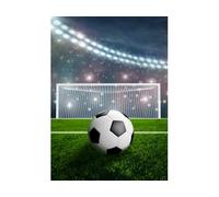 BrandMac Football Fleece Blanket Cuddly Blanket 100 x 140 cm