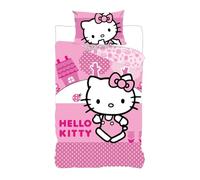 BrandMac Hello Kitty Pink Bed Linen Set 2-Piece 135 x 200 cm 100% Cotton