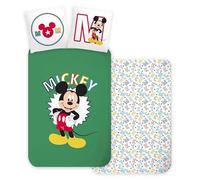 Mickey Mouse Baby Duvet Cover 100x135 + Pillowcase 40x60 100% Cotton Disney